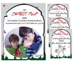 Zombie Plant book with 3 packets of zombie plant seeds TickleMe Plant Company, Inc