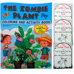 Zombie Plant Coloring and Activity Book for Kids with 3 Packets of TickleMe Plant Seeds!