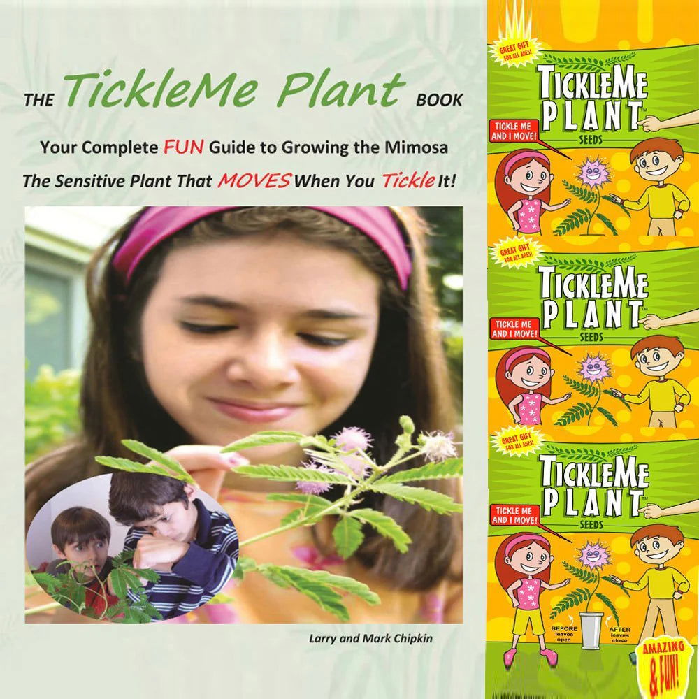 TickleMe Plant Book with 3 Packets of TickleMe Plant Seeds! TickleMe Plant Company, Inc