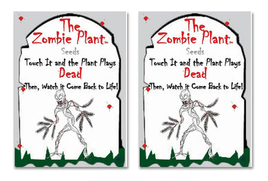 Zombie Plant Seed Packets (2) Grow your own Zombie Plant at home and watch it 