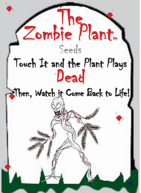 Zombie Plant - Touch It and It Plays Dead!